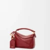 Mini Featherlight Puzzle bag in nappa lambskin Burnt Red Mini Featherlight Puzzle bag in nappa lambskin Burnt Red
