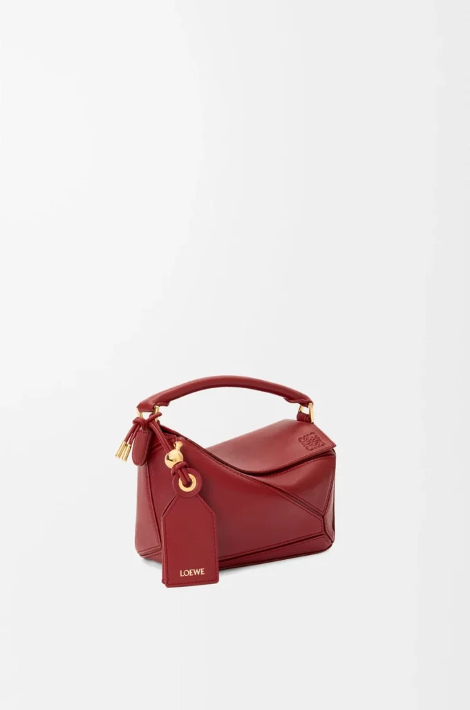 Mini Featherlight Puzzle bag in nappa lambskin Burnt Red Mini Featherlight Puzzle bag in nappa lambskin Burnt Red