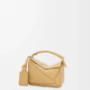 Mini Featherlight Puzzle bag in nappa lambskin Dark Butter Mini Featherlight Puzzle bag in nappa lambskin Dark Butter