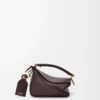 Mini Featherlight Puzzle bag in nappa lambskin Dark Chestnut Mini Featherlight Puzzle bag in nappa lambskin Dark Chestnut