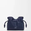 Mini Flamenco clutch in nappa calfskin Abyss Blue Mini Flamenco clutch in nappa calfskin Abyss Blue