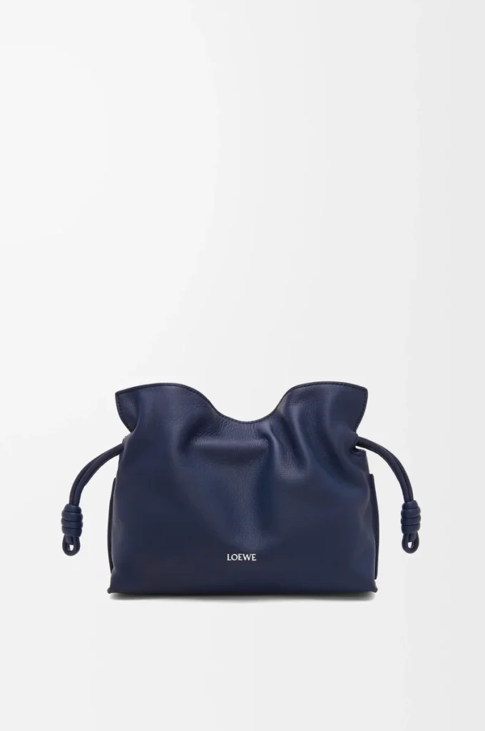 Mini Flamenco clutch in nappa calfskin Abyss Blue Mini Flamenco clutch in nappa calfskin Abyss Blue