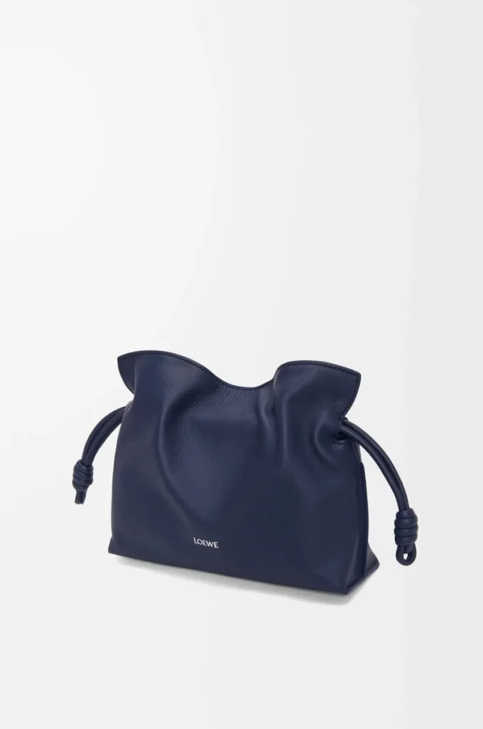 Mini Flamenco clutch in nappa calfskin Abyss Blue Mini Flamenco clutch in nappa calfskin Abyss Blue