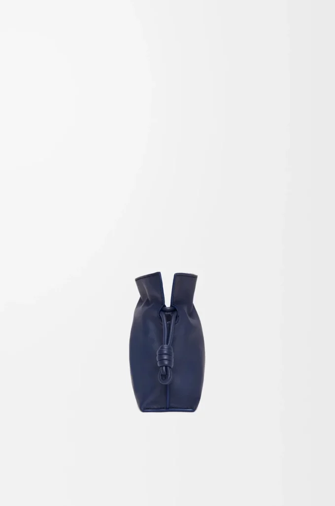 Mini Flamenco clutch in nappa calfskin Abyss Blue Mini Flamenco clutch in nappa calfskin Abyss Blue