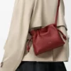 Mini Flamenco clutch in nappa calfskin Burnt Red Mini Flamenco clutch in nappa calfskin Burnt Red