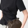 Mini Flamenco clutch in nappa calfskin Chocolate Mini Flamenco clutch in nappa calfskin Chocolate