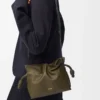 Mini Flamenco clutch in nappa calfskin Dark Khaki Mini Flamenco clutch in nappa calfskin Dark Khaki