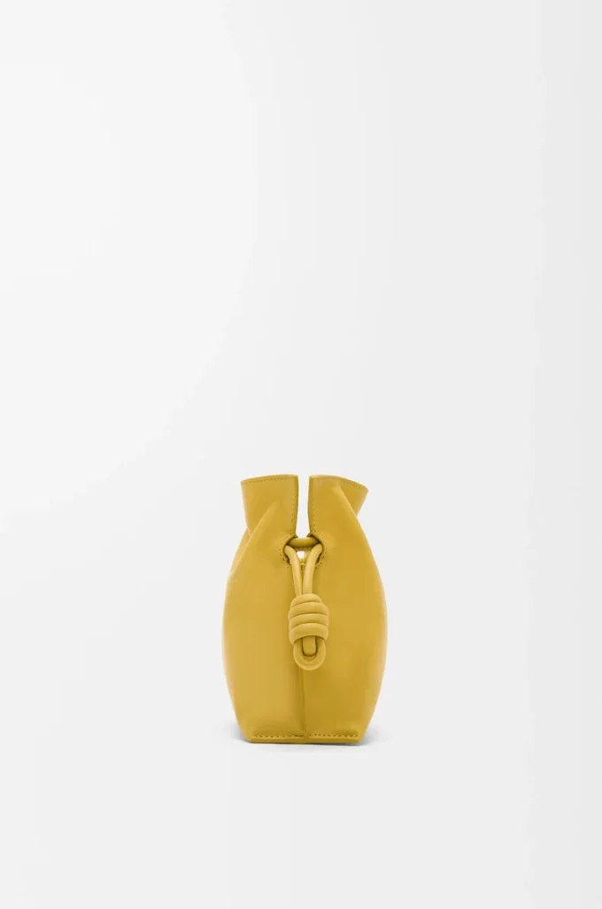 Mini Flamenco clutch in nappa calfskin Ginger Mini Flamenco clutch in nappa calfskin Ginger