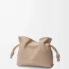Mini Flamenco clutch in nappa calfskin Sand Mini Flamenco clutch in nappa calfskin Sand