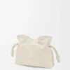 Mini Flamenco clutch in nappa calfskin Sea Salt Mini Flamenco clutch in nappa calfskin Sea Salt