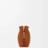 Mini Flamenco clutch in nappa calfskin Squirrel Mini Flamenco clutch in nappa calfskin Squirrel