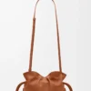 Mini Flamenco clutch in nappa calfskin Squirrel Mini Flamenco clutch in nappa calfskin Squirrel