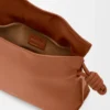 Mini Flamenco clutch in nappa calfskin Squirrel Mini Flamenco clutch in nappa calfskin Squirrel