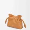 Mini Flamenco clutch in nappa calfskin Warm Desert Mini Flamenco clutch in nappa calfskin Warm Desert