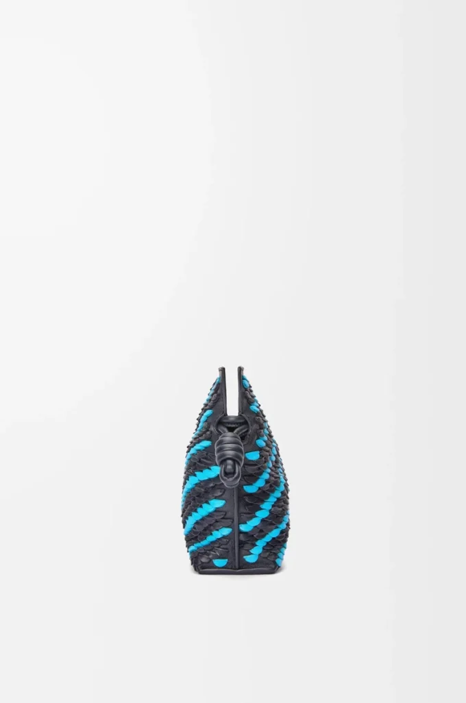 Mini Flamenco clutch in nappa lambskin Dark Ink/Sky Blue Mini Flamenco clutch in nappa lambskin Dark Ink/Sky Blue