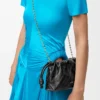 Mini Flamenco purse in eel Black Mini Flamenco purse in eel Black