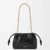 Mini Flamenco purse in eel Black Mini Flamenco purse in eel Black