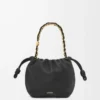 Mini Flamenco purse in mellow nappa lambskin Black Mini Flamenco purse in mellow nappa lambskin Black