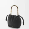 Mini Flamenco purse in mellow nappa lambskin Black Mini Flamenco purse in mellow nappa lambskin Black