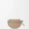 Mini Gate Dual bag in soft calfskin and jacquard Sand