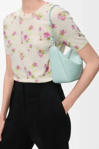 Mini Hammock hobo in classic calfskin Frozen
