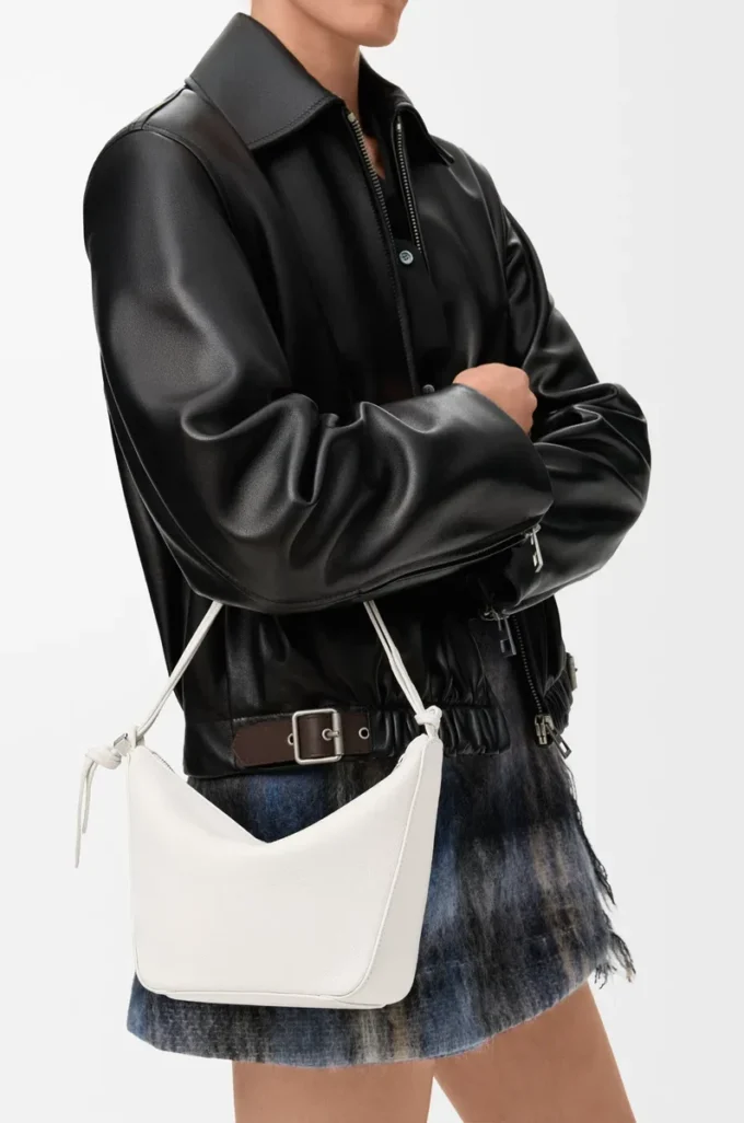 Mini Hammock hobo in classic calfskin Soft White Mini Hammock hobo in classic calfskin Soft White
