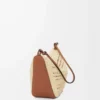 Mini Hammock Hobo in raffia and calfskin Tan/Natural Mini Hammock Hobo in raffia and calfskin Tan/Natural