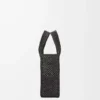 Mini LOEWE Font tote in raffia Black Mini LOEWE Font tote in raffia Black