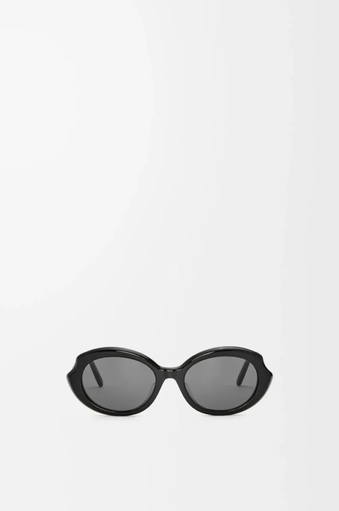 Mini Oval Slim sunglasses Black Mini Oval Slim sunglasses Black