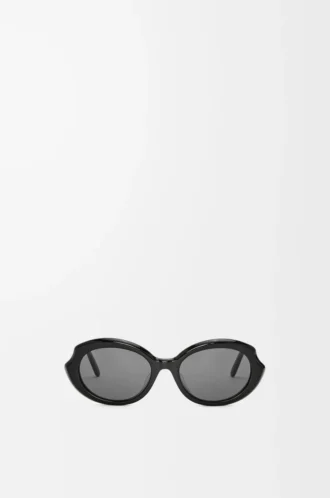 Mini Oval Slim sunglasses Black Mini Oval Slim sunglasses Black