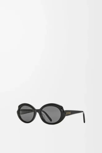 Mini Oval Slim sunglasses Black Mini Oval Slim sunglasses Black