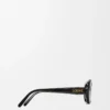 Mini Oval Slim sunglasses Black Mini Oval Slim sunglasses Black