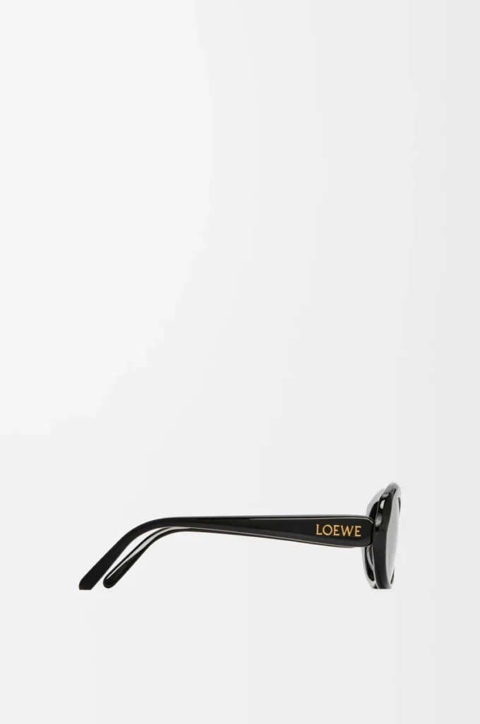 Mini Oval Slim sunglasses Black Mini Oval Slim sunglasses Black