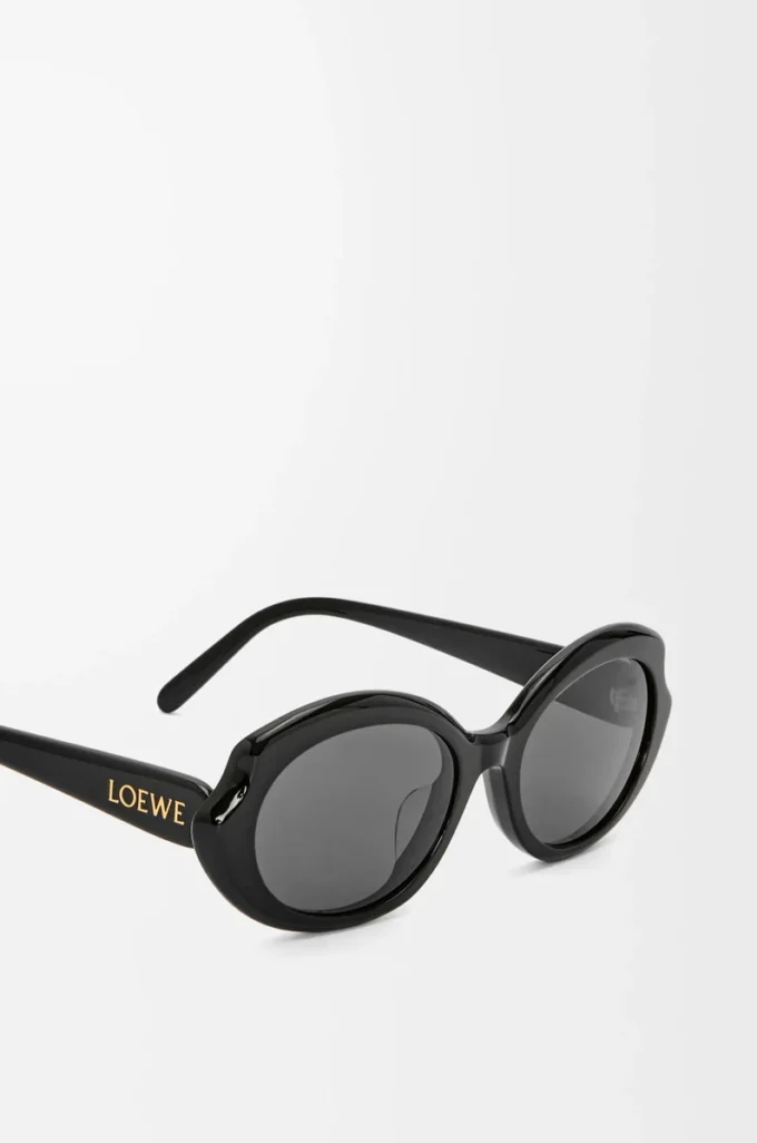 Mini Oval Slim sunglasses Black Mini Oval Slim sunglasses Black