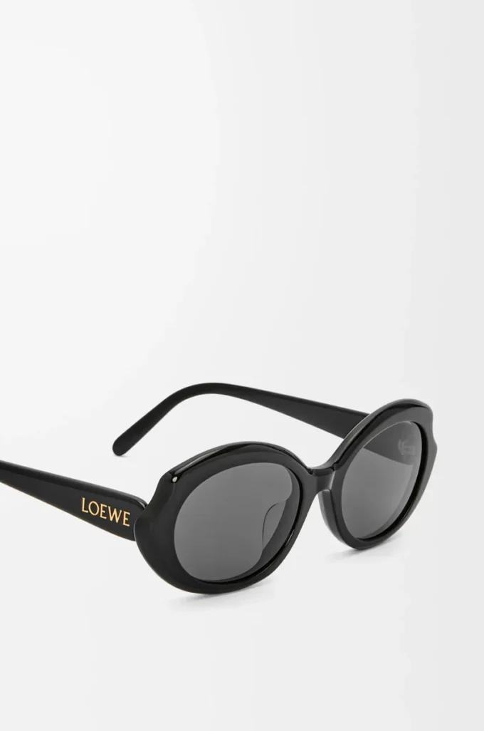 Mini Oval Slim sunglasses Black Mini Oval Slim sunglasses Black