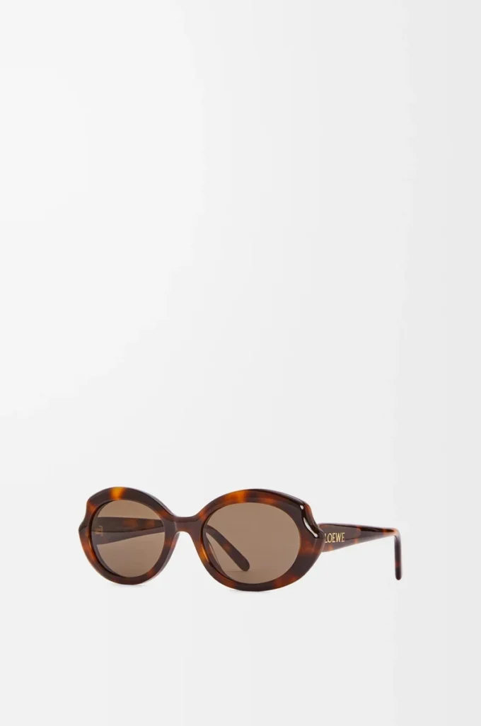Mini Oval Slim sunglasses Havana Mini Oval Slim sunglasses Havana