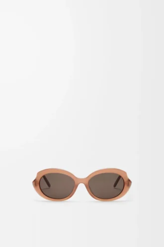 Mini Oval Slim sunglasses Milky Caramel Mini Oval Slim sunglasses Milky Caramel