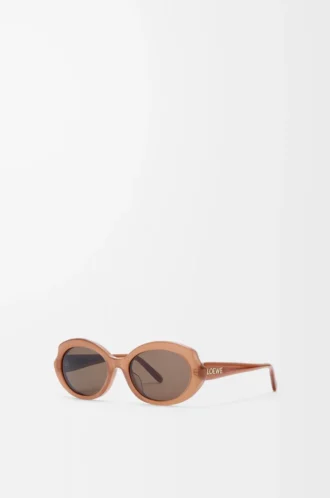 Mini Oval Slim sunglasses Milky Caramel Mini Oval Slim sunglasses Milky Caramel