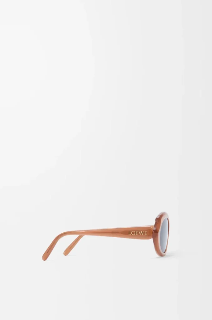 Mini Oval Slim sunglasses Milky Caramel Mini Oval Slim sunglasses Milky Caramel