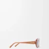Mini Oval Slim sunglasses Milky Caramel Mini Oval Slim sunglasses Milky Caramel