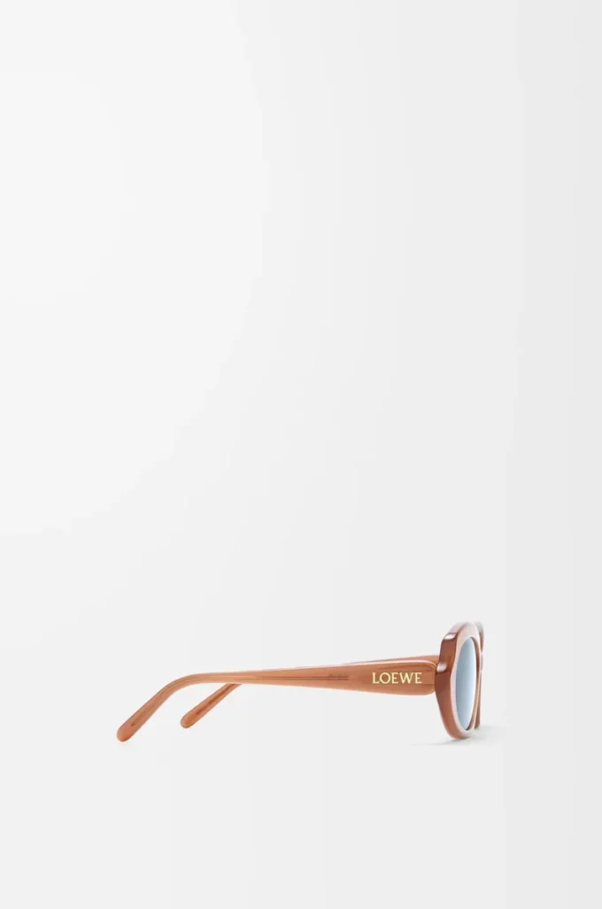 Mini Oval Slim sunglasses Milky Caramel Mini Oval Slim sunglasses Milky Caramel