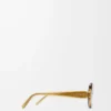 Mini Oval Slim sunglasses Transparent Olive Mini Oval Slim sunglasses Transparent Olive