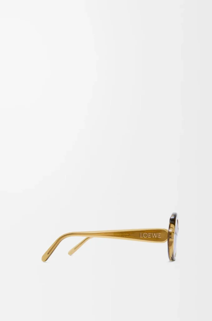 Mini Oval Slim sunglasses Transparent Olive Mini Oval Slim sunglasses Transparent Olive