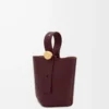 Mini Pebble bucket in smooth calfskin Dark Burgundy Mini Pebble bucket in smooth calfskin Dark Burgundy
