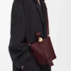 Mini Pebble bucket in smooth calfskin Dark Burgundy Mini Pebble bucket in smooth calfskin Dark Burgundy