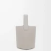 Mini Pebble bucket in smooth calfskin Shell Grey Mini Pebble bucket in smooth calfskin Shell Grey