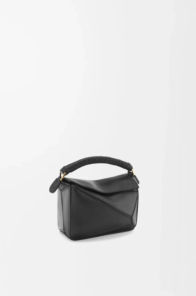 Mini Puzzle bag in smooth calfskin Black Mini Puzzle bag in smooth calfskin Black