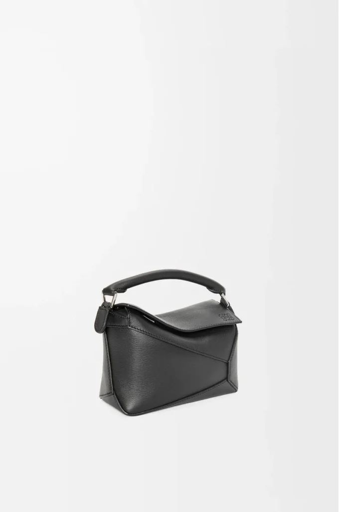 Mini Puzzle Edge bag in classic calfskin Black Mini Puzzle Edge bag in classic calfskin Black