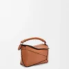 Mini Puzzle Edge bag in classic calfskin Tan Mini Puzzle Edge bag in classic calfskin Tan
