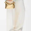 Mini Puzzle Edge bag in laminated lambskin Gold Mini Puzzle Edge bag in laminated lambskin Gold